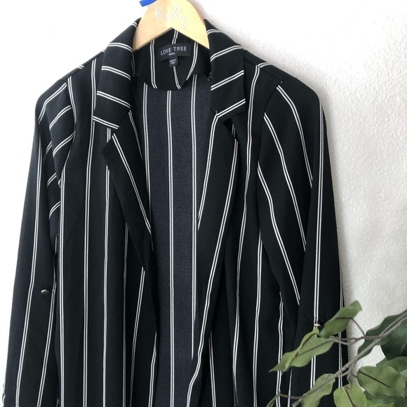 Love Tree Striped Light Jacket - Picture 2 of 6